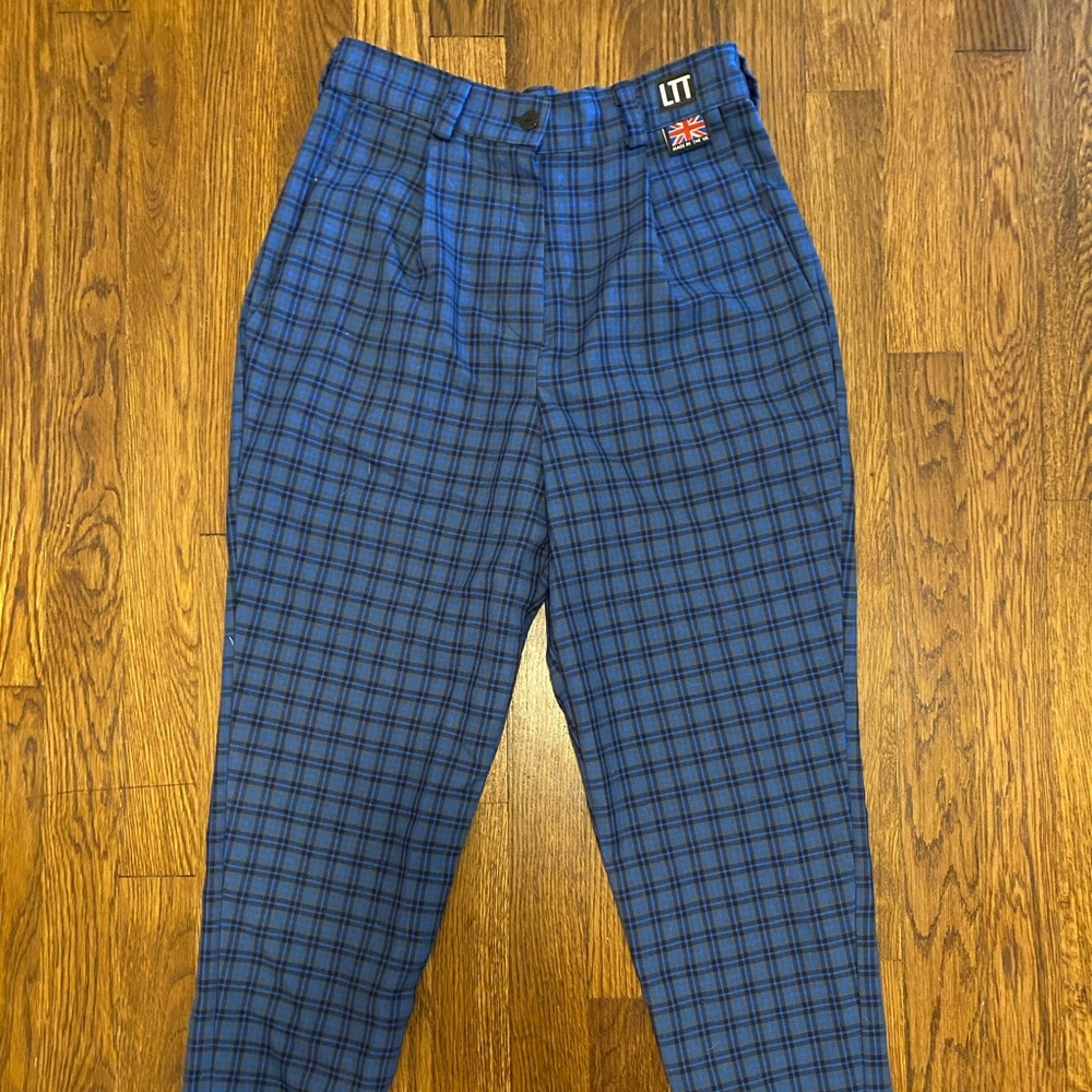 LTT Plaid paperbag pants